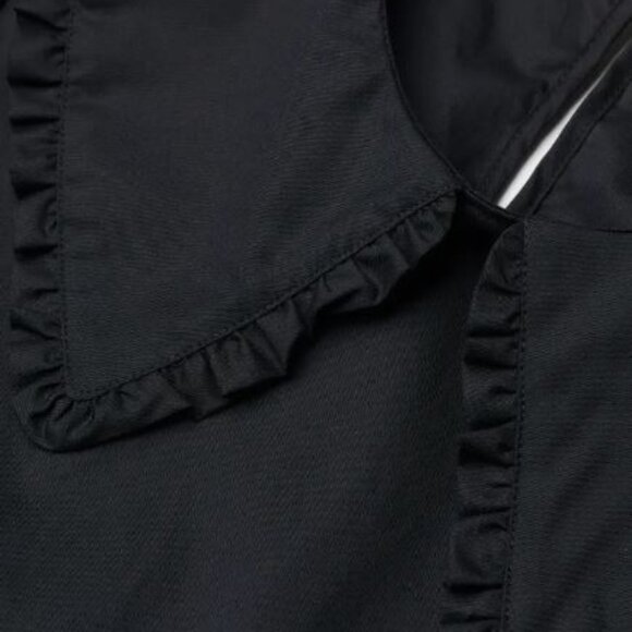 H&M Black Collared Poplin Dress Size S - Picture 5 of 5